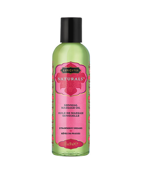 Kama Sutra Kama Sutra Naturals Massage Oil - 2 oz Strawberry Dreams