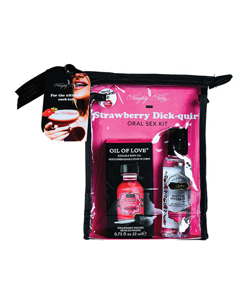 Kama Sutra Kama Sutra Strawberry Dick-Quiri Flavored Oral Sex Kit