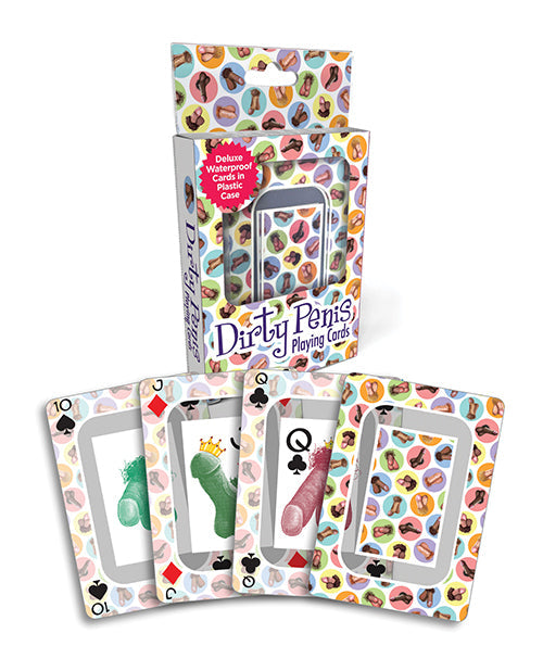 Little Genie Dirty Penis Waterproof Playing Cards w/Plastic Case