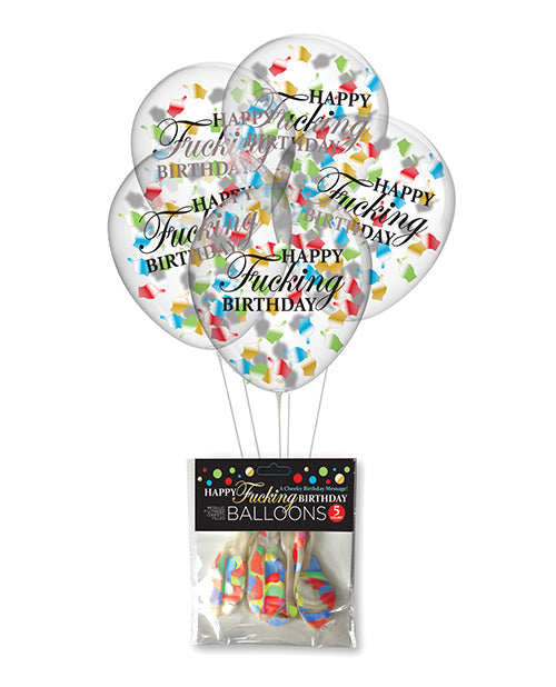 Candy Prints Happy Fucking Birthday Confetti Balloons