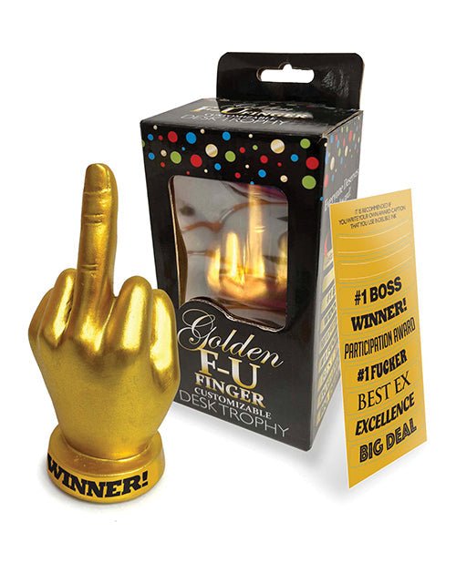 Candy Prints Golden F-U Finger Trophy