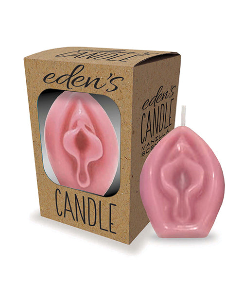 Little Genie Eden's Vagina Candle - Rose - Vanilla