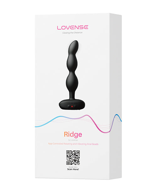Lovense Lovense Ridge Bumpy Anal Plug - Black