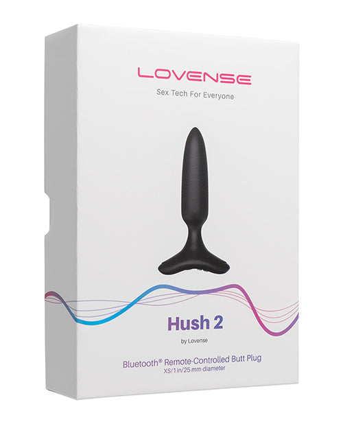 Lovense Lovense Hush 2 1" Butt Plug - Black