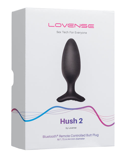Lovense Lovense Hush 2 1.75" Butt Plug - Black