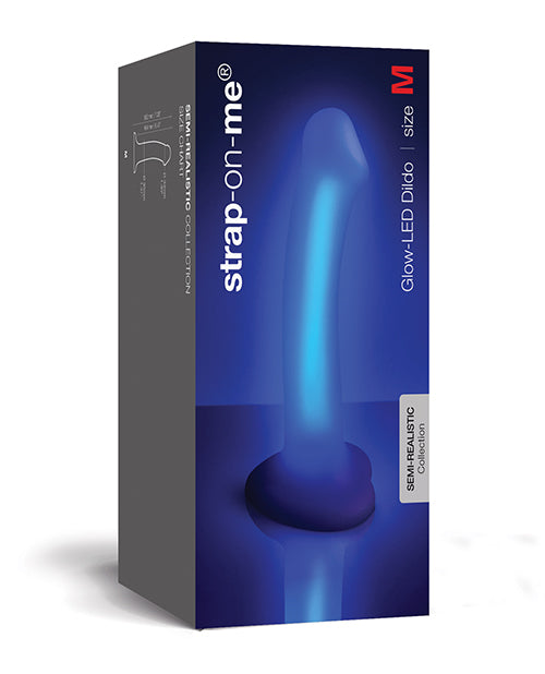 Strap-On-Me Strap-on-Me Glow-Led Dildo - Purple