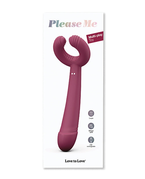 Love to Love Love to Love Please Me Multi-Play Vibrator - Plum Star