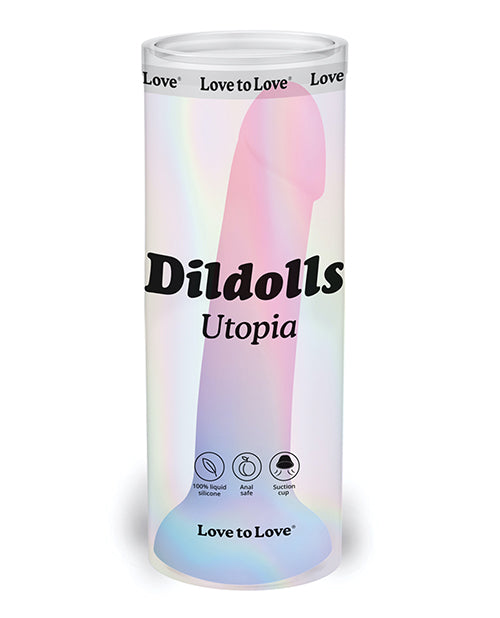 Love to Love Love to Love Curved Suction Cup Dildolls Utopia - Asst Colors