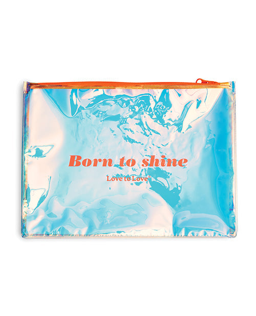 Love to Love Love to Love Born to Shine Pouch - Vivid Orange