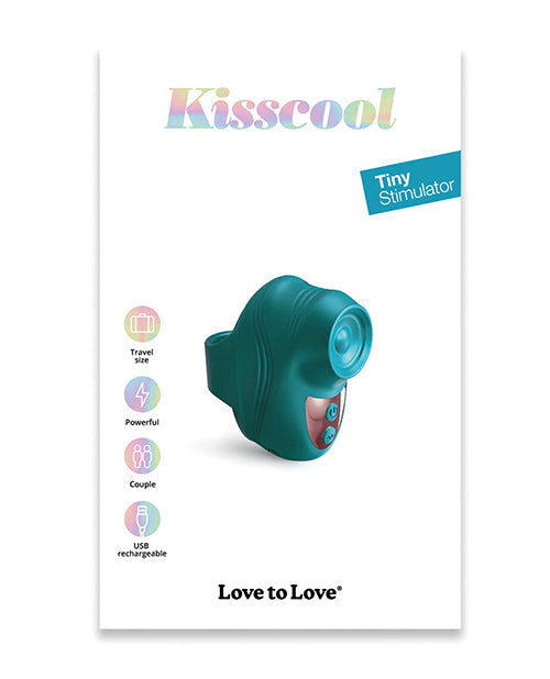Love to Love Love to Love Kisscool Tapping Finger Vibe - Teal Me