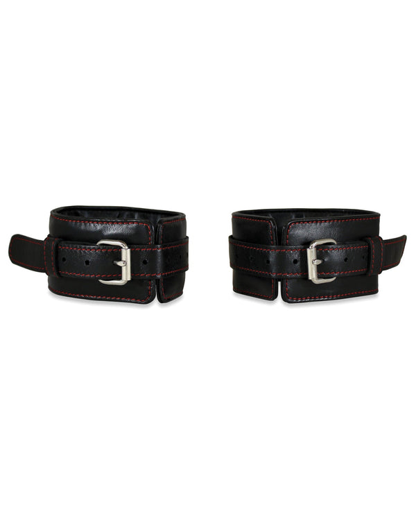 Sultra Leather Sultra Lambskin Ankle Cuffs - Black