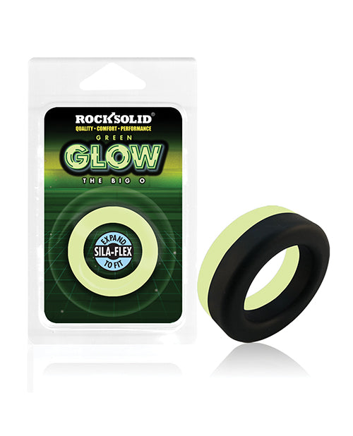 Rock Solid Rock Solid Glow in the Dark Big O Ring - Black/Green