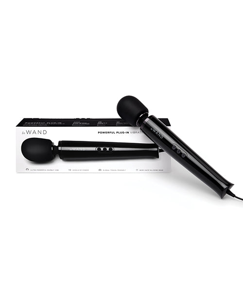 Le Wand Le Wand Powerful Plug-In Vibrating Massager - Black