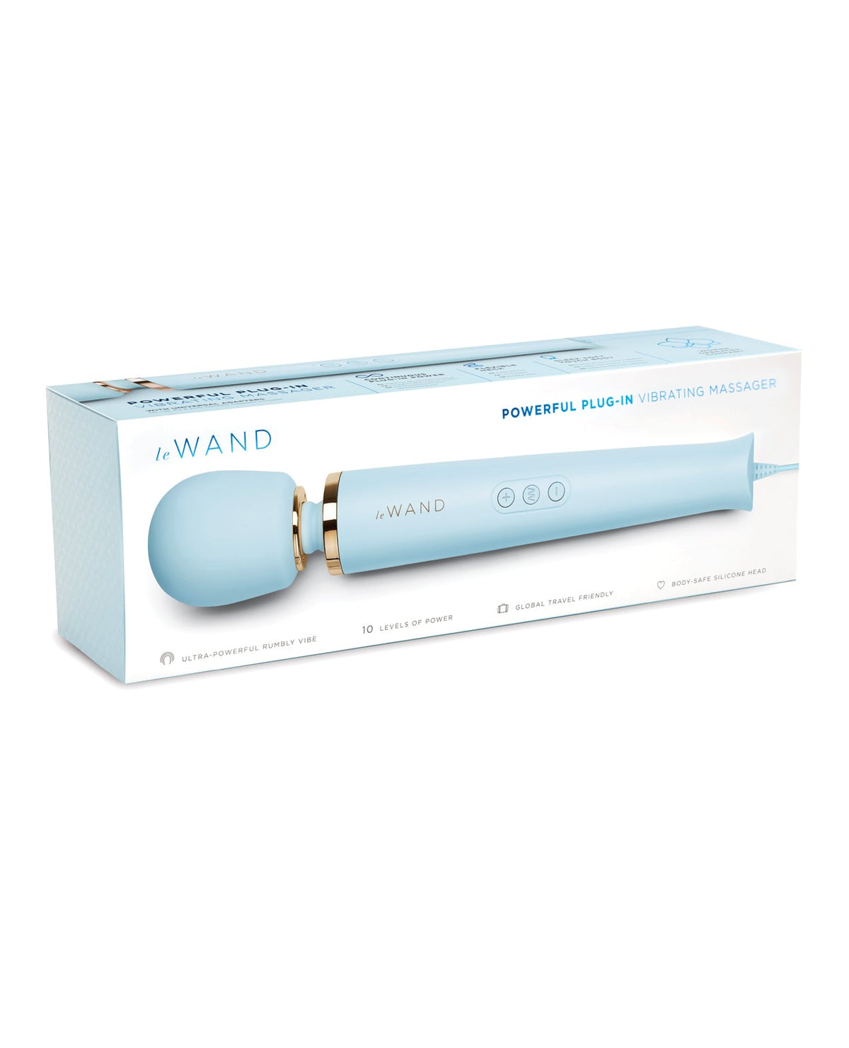Le Wand Le Wand Powerful Plug-In Vibrating Massager - Sky Blue