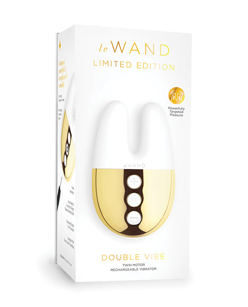 Le Wand Le Wand Double Vibe - White Gold