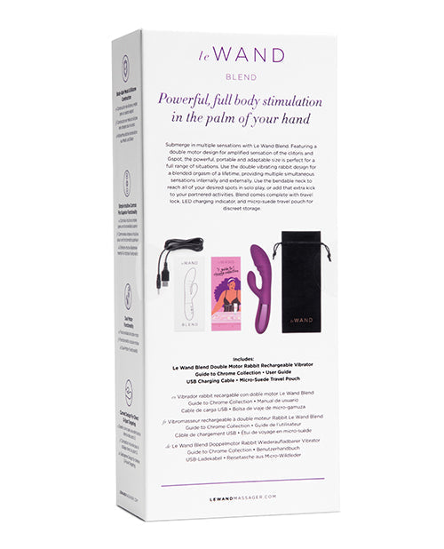 Le Wand Le Wand BLEND Double Motor Rabbit Rechargeable Vibrator - Cherry