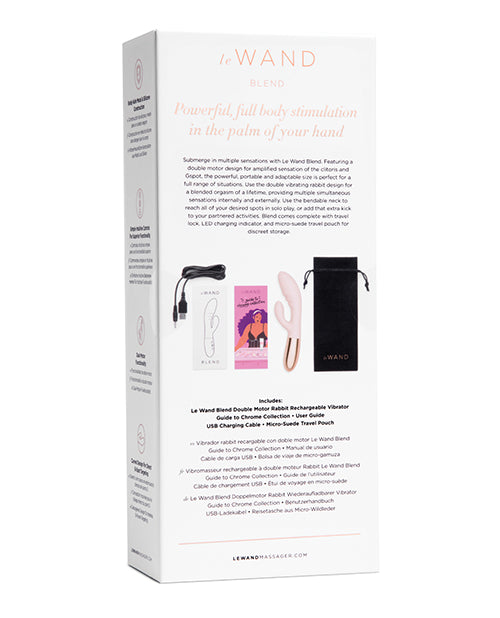 Le Wand Le Wand BLEND Double Motor Rabbit Rechargeable Vibrator - Rose Gold