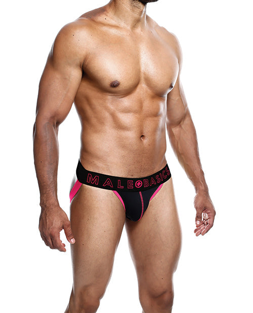 MaleBasics Male Basics Neon Jockstrap Coral MD