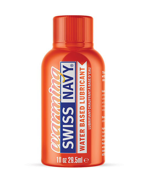 Swiss Navy Swiss Navy Warming Water Based Lubricant - 1 oz