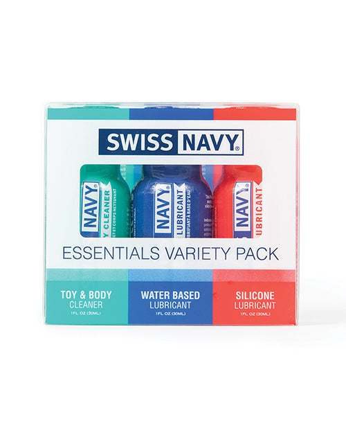 Swiss Navy Swiss Navy Essentials Variety Pack of 3 - 1 oz