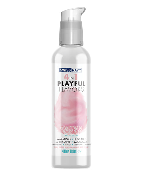 Swiss Navy Swiss Navy 4 in 1 Playful Flavors Cotton Candy - 4 oz