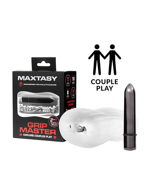 Maxtasy Maxtasy Grip Master Sleeve & Bullet - Clear