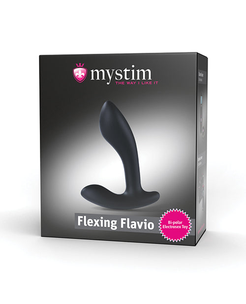 Mystim Mystim Flexing Flavio eStim Silicone Prostate Stimulator - Black