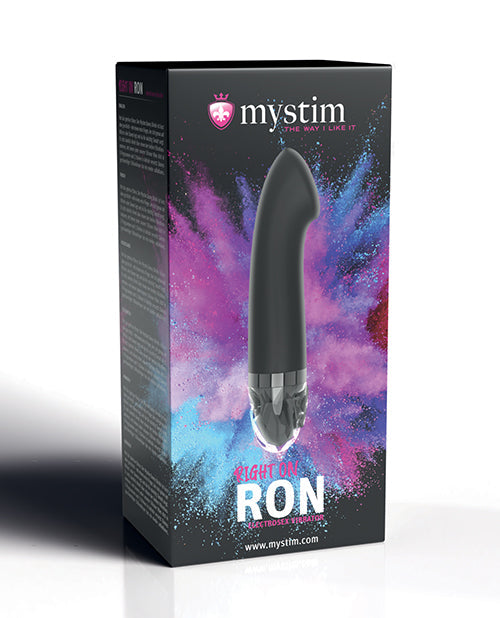 Mystim Mystim Right on Ron eStim G Vibrator - Black
