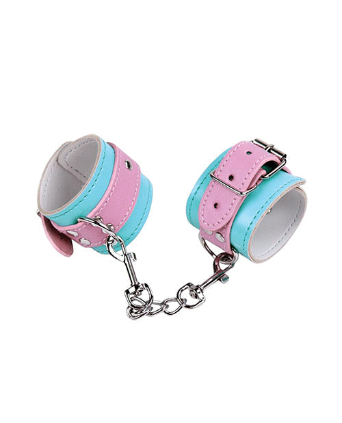 Nobu Nobu Fetish Handcuffs - Pink/Blue