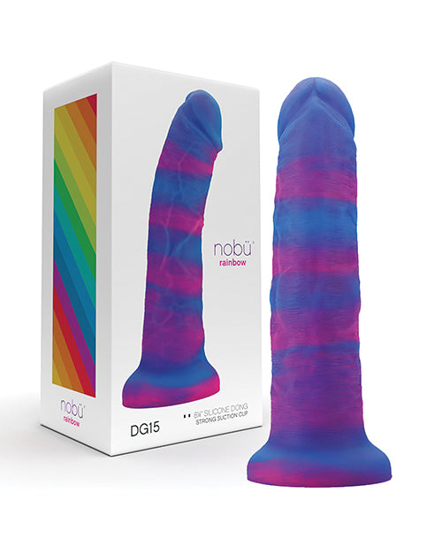 Nobu Nobu Rainbow 8" Dildo w/Suction Cup - Cosmic