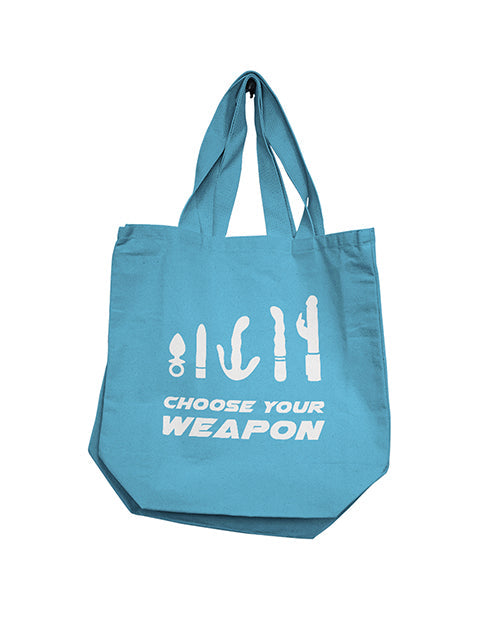 Nobu Nobu Choose Your Weapon Reusable Tote - Blue