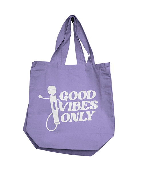 Nobu Nobu Good Vibes Only Reusable Tote - Lilac