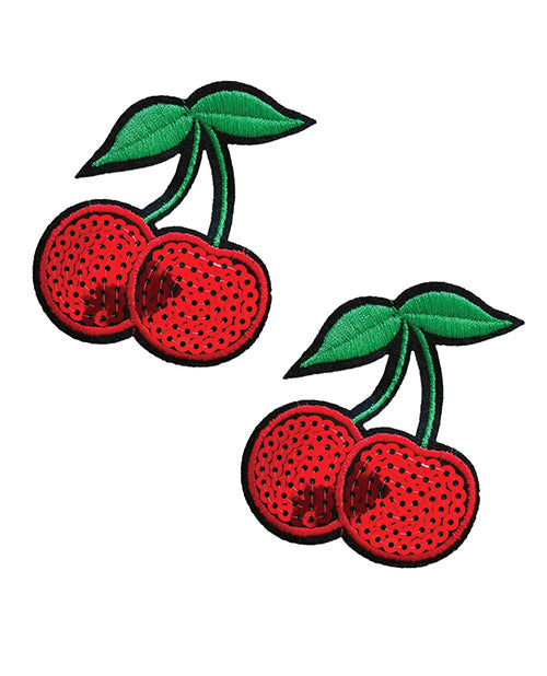 Neva Nude Neva Nude Sequin Cherry Pasties (2 Wears) - Red O/S