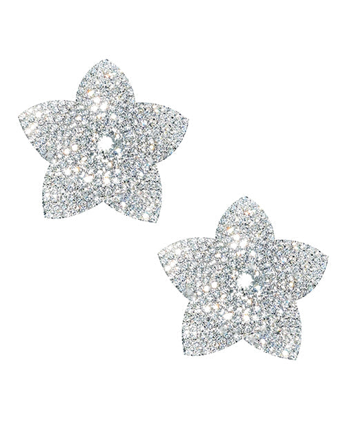 Neva Nude Neva Nude Burstin Blooms Crystal Jewel Reusable Silicone Nipple Pasties - Clear O/S