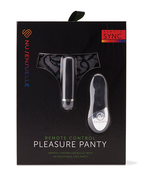 Nu Sensuelle Nu Sensuelle Pleasure Panty Bullet w/Remote Control 15 Function - Black