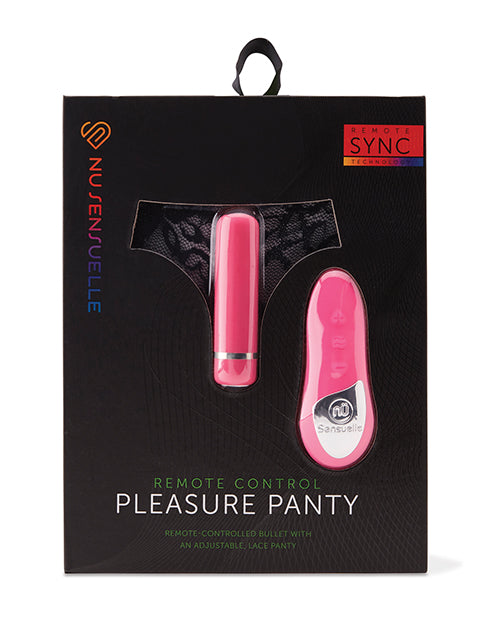 Nu Sensuelle Nu Sensuelle Pleasure Panty Bullet w/Remote Control 15 Function - Pink
