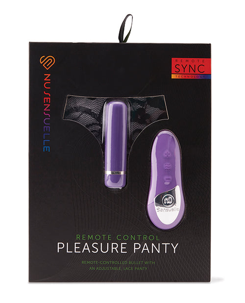 Nu Sensuelle Nu Sensuelle Pleasure Panty Bullet w/Remote Control 15 Function - Purple