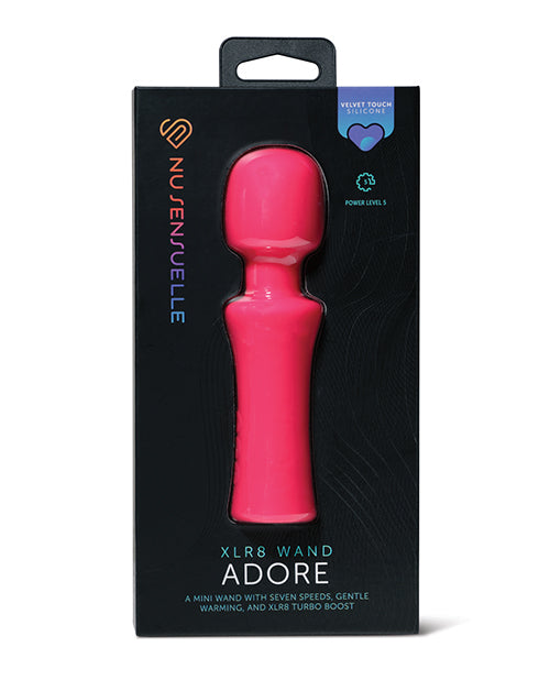 Nu Sensuelle Nu Sensuelle Adore XRL8 Wand w/Heat - Hot Pink