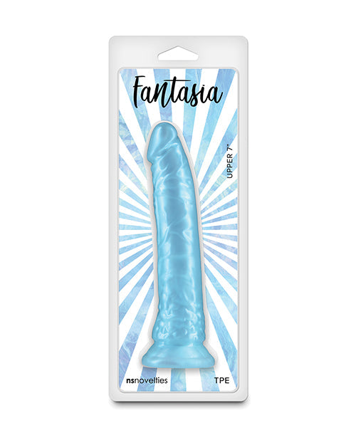 Fantasia Fantasia Upper 7" Dildo - Turquoise