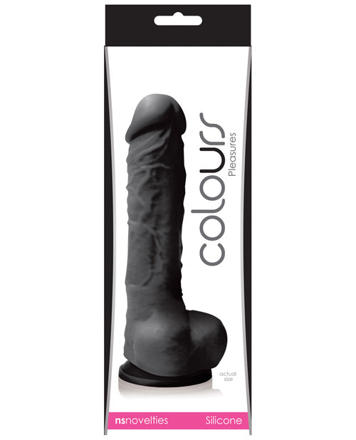 Colours Colours Pleasures 5" Dildo w/Suction Cup - Black