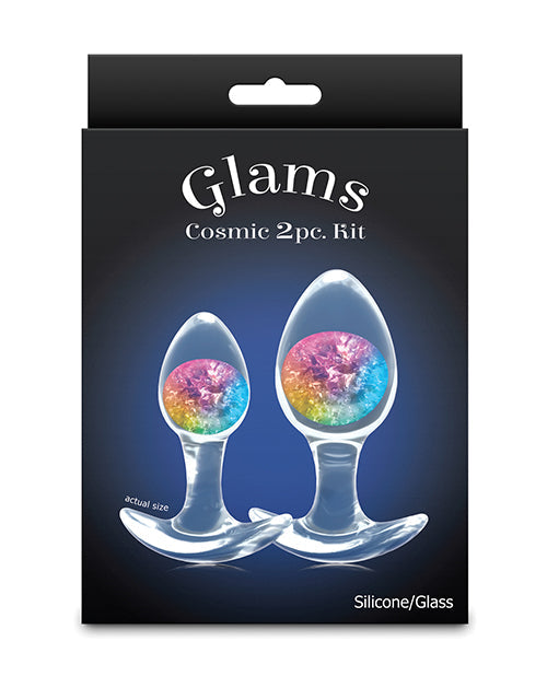 Cosmic Glams Cosmic Glams 2 pc Plug Kit - Rainbow