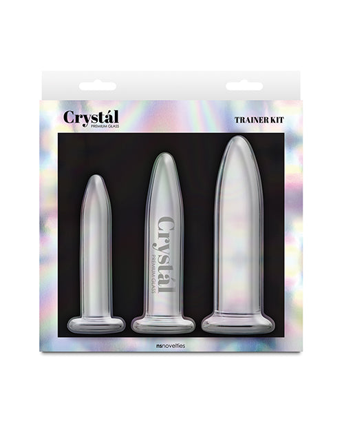 Crystal Crystal Anal Trainer Kit - Clear 3 pc Set