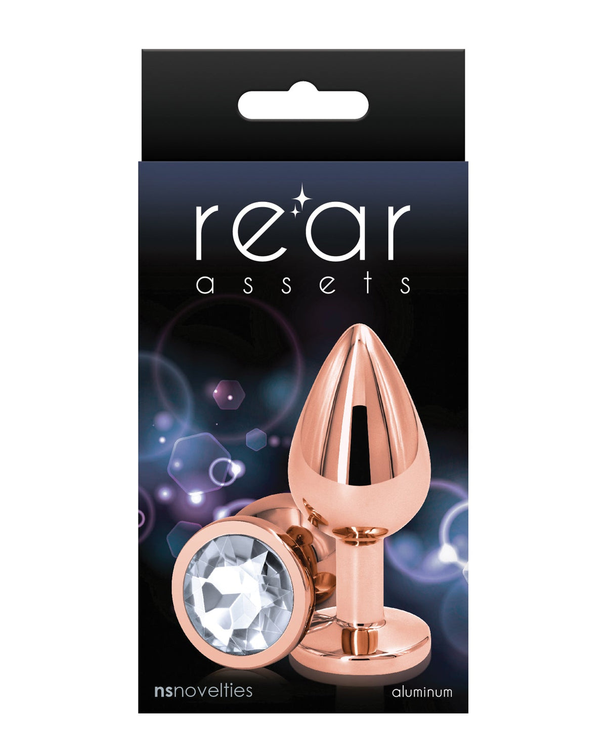 Rear Assets Rear Assets Rose Gold Medium - Clear