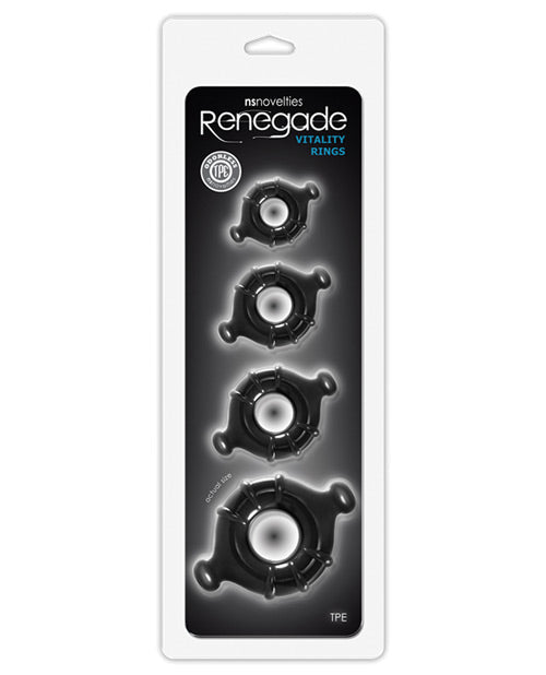 Renegade Renegade Vitality Rings - Black