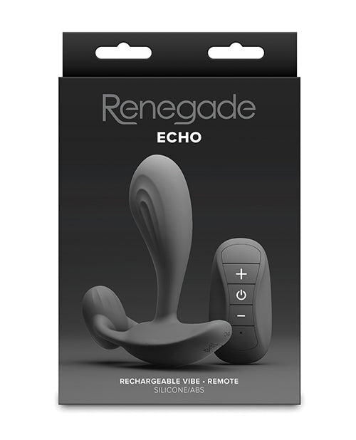 Renegade Renegade Echo Prostate Massager - Black