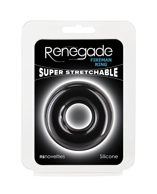 Renegade Renegade Fireman Cock Ring - Large Black