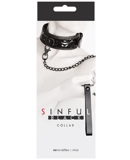 Sinful Sinful Collar - Black