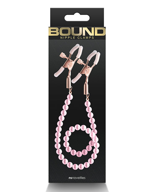 Bound Bound DC1 Nipple Clamps - Pink