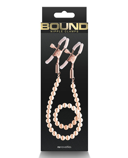 Bound Bound DC1 Nipple Clamps - Rose Gold
