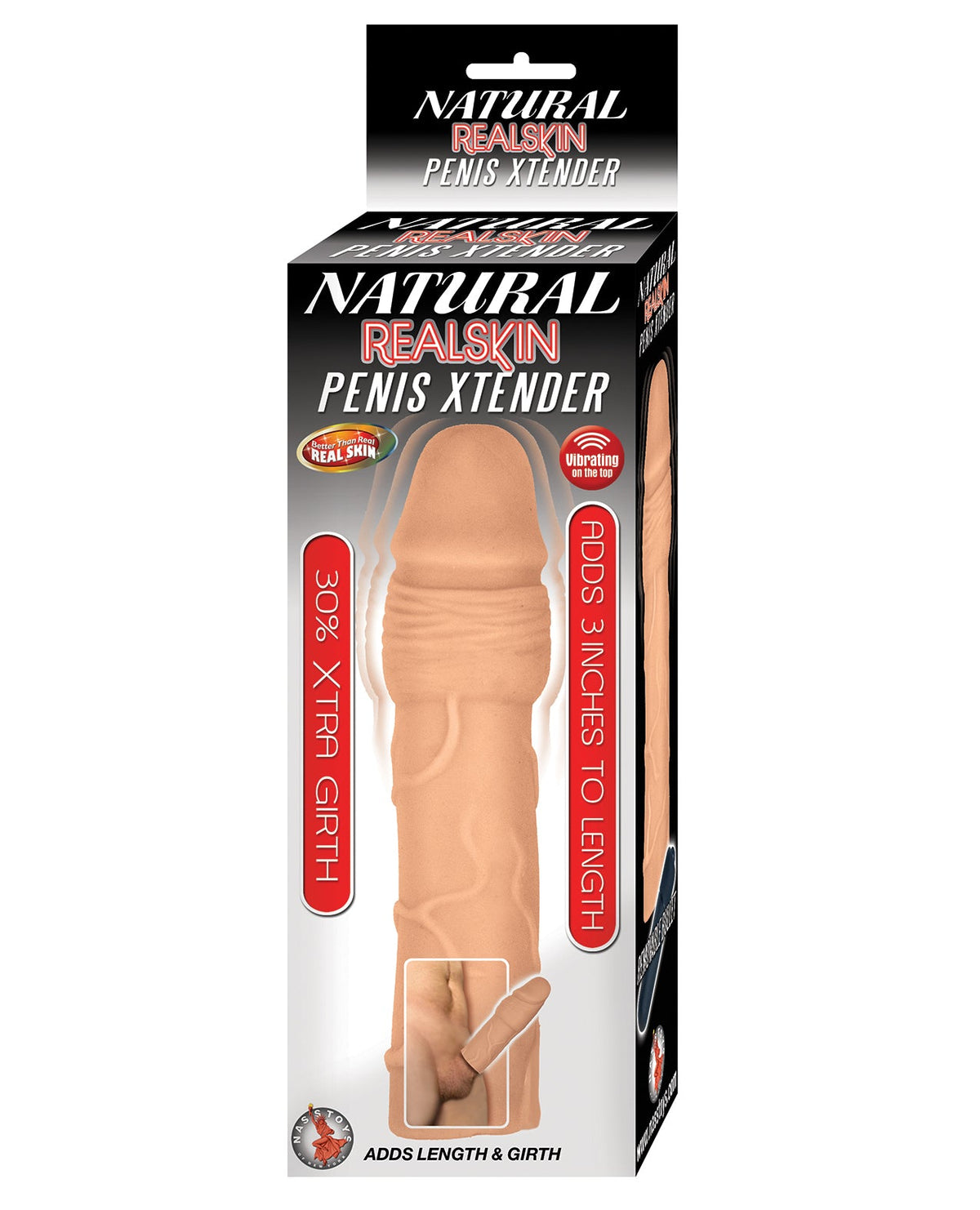 Natural Natural Realskin Penis Extender - Flesh